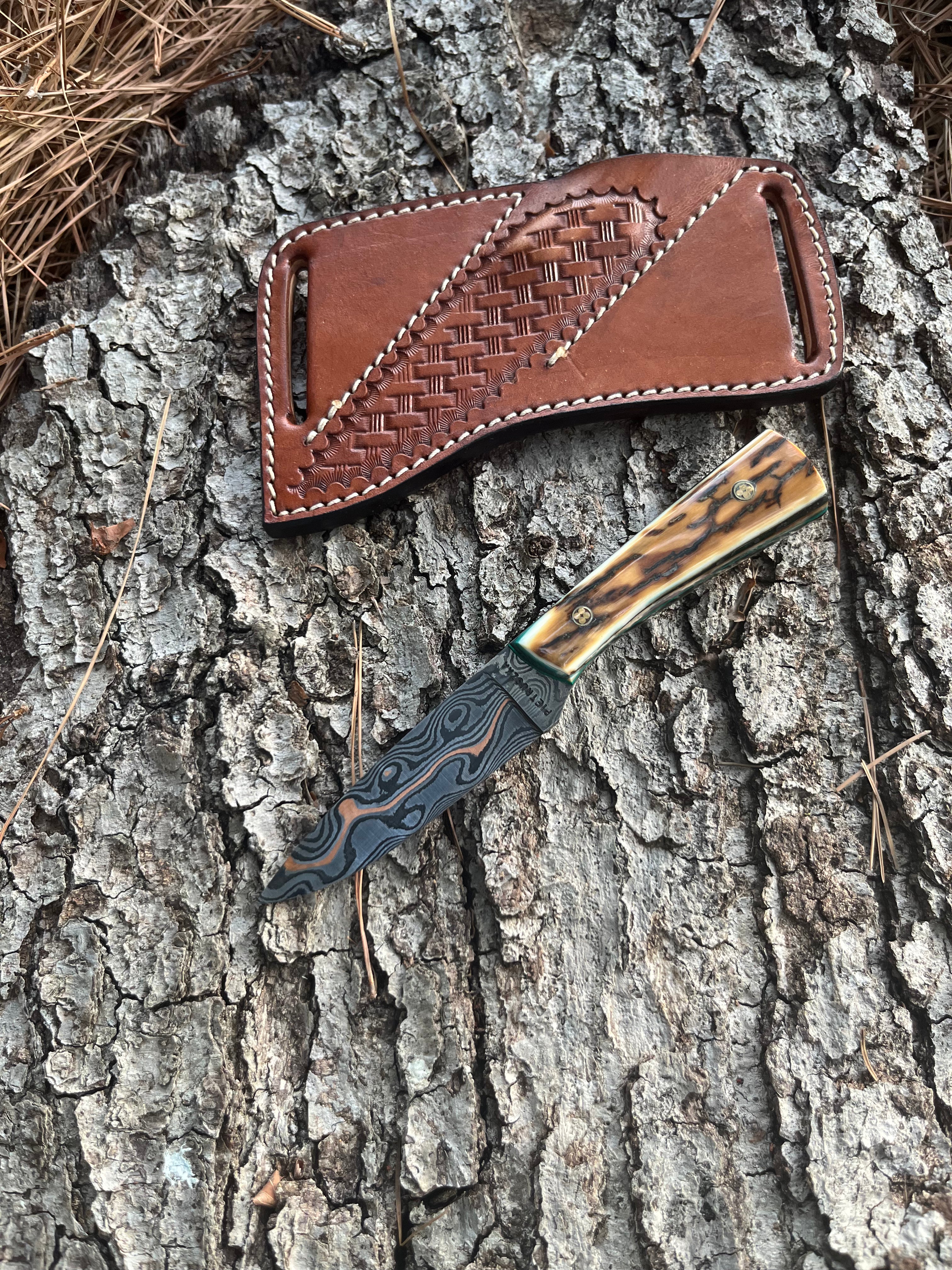 Baker Forge Damascus, Mammoth tusk