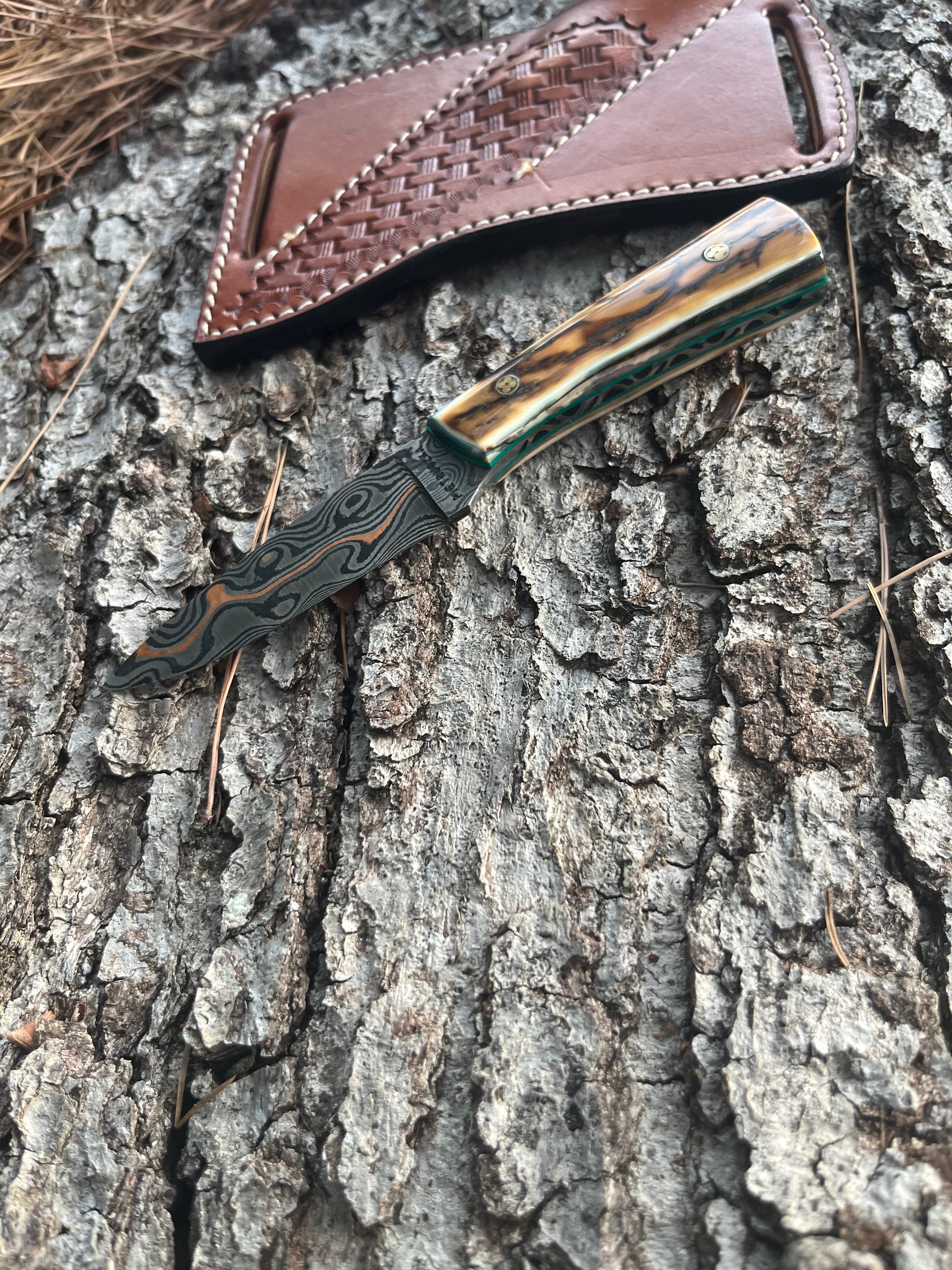 Baker Forge Damascus, Mammoth tusk