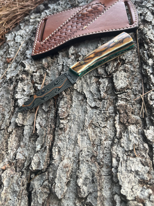 Baker Forge Damascus, Mammoth tusk
